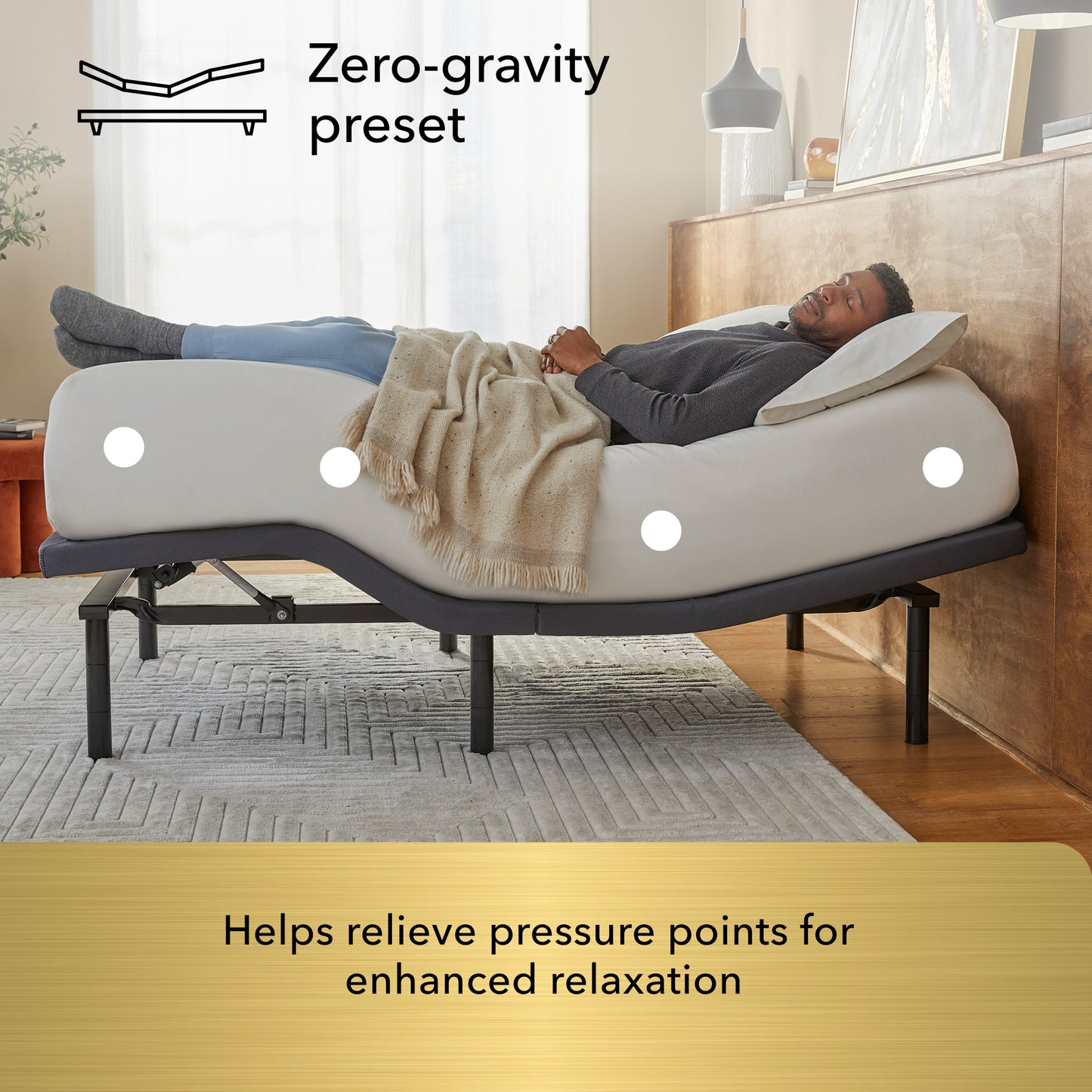 Gold Serta baselogic™ Adjustable Base