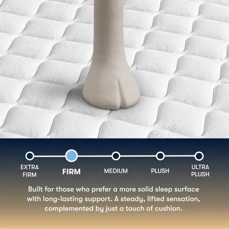 Cascade Canyon Firm - firmness and comfort-scale graphic