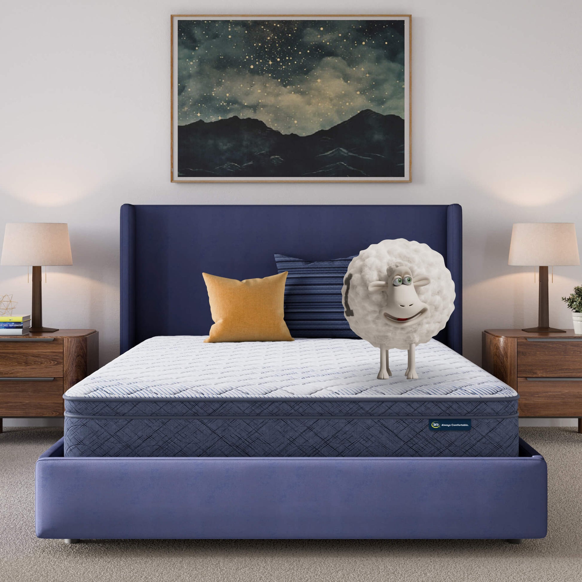 Serta Perfect Day 10-inch Pillow Top alternate bedroom view