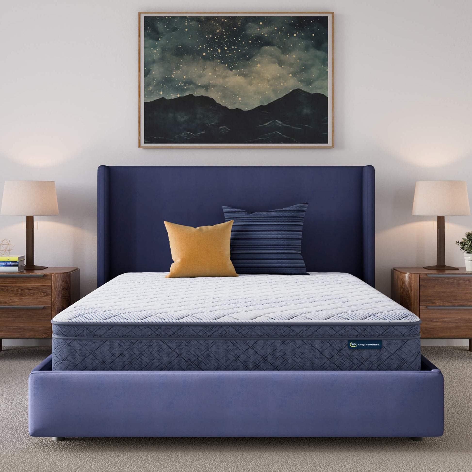 Serta Perfect Day 10-inch Pillow Top alternate bedroom view