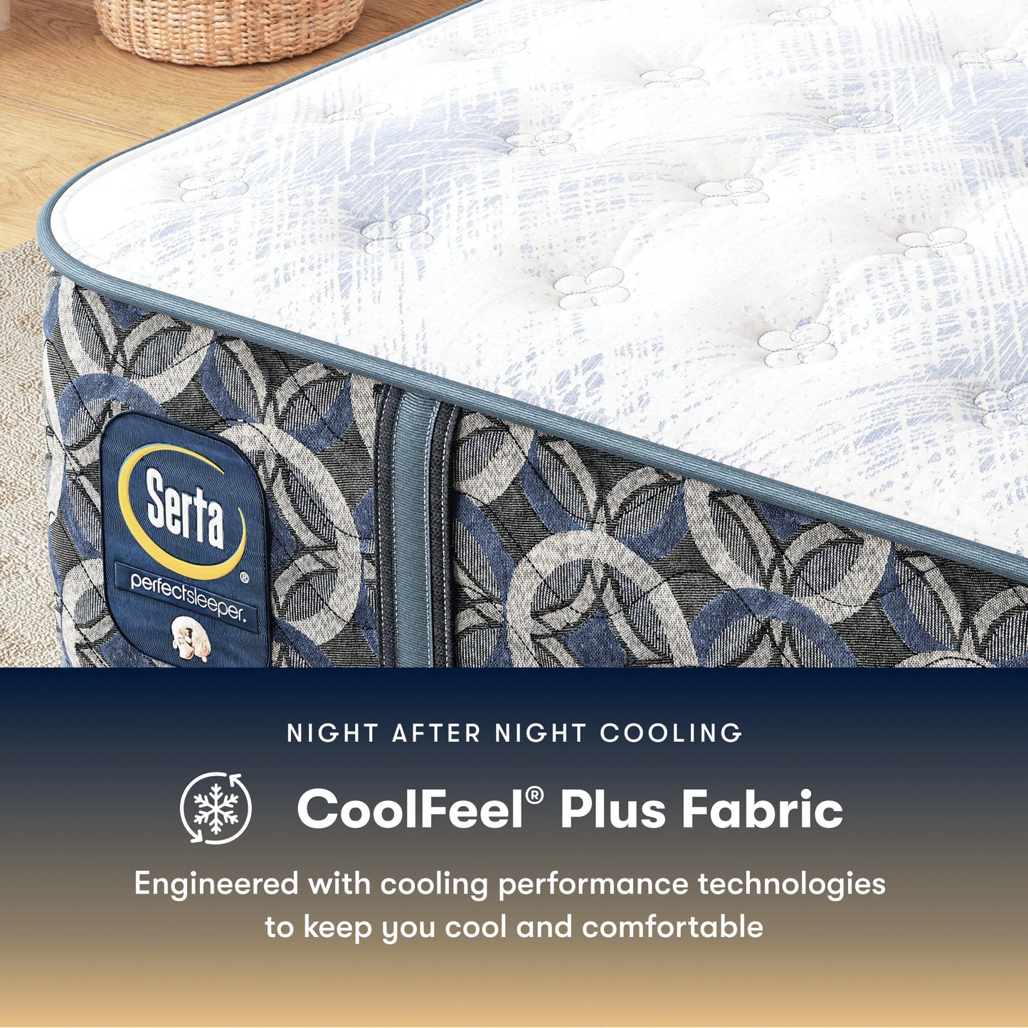 Cascade Range Extra Firm - CoolFeel Plus Fabric cooling feature