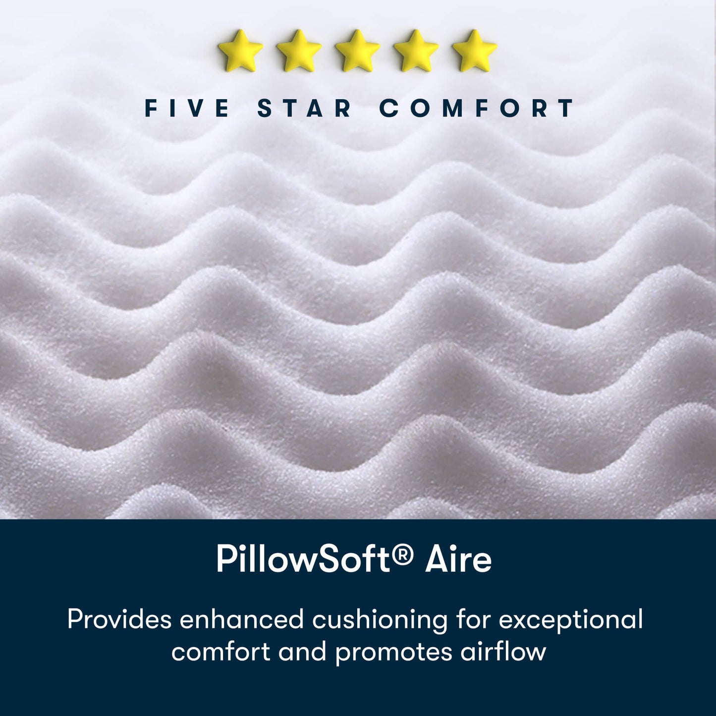 Serta Perfect Day 10-inch Medium PillowSoft Aire feature