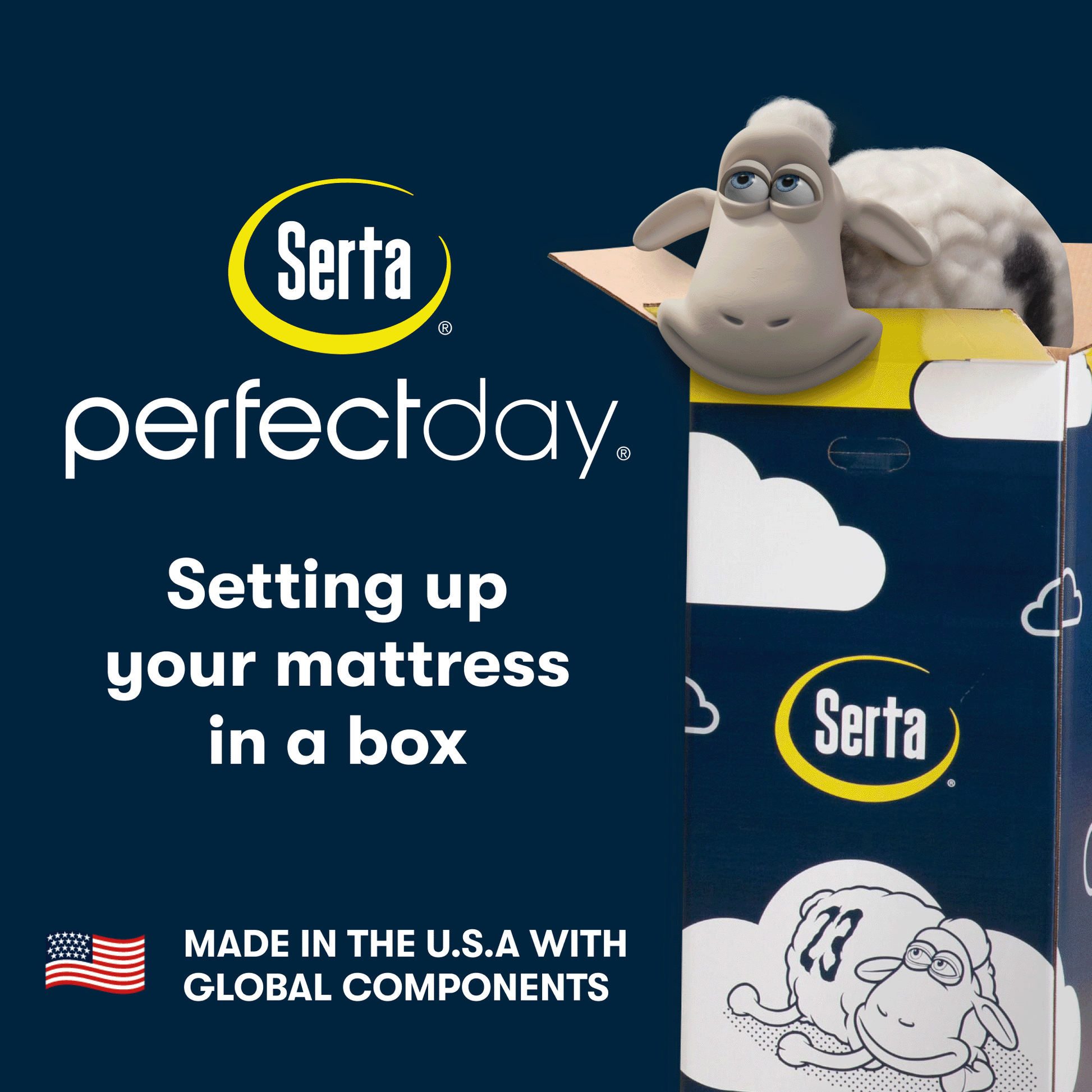 Serta Perfect Day 8-inch Medium mattress unboxing