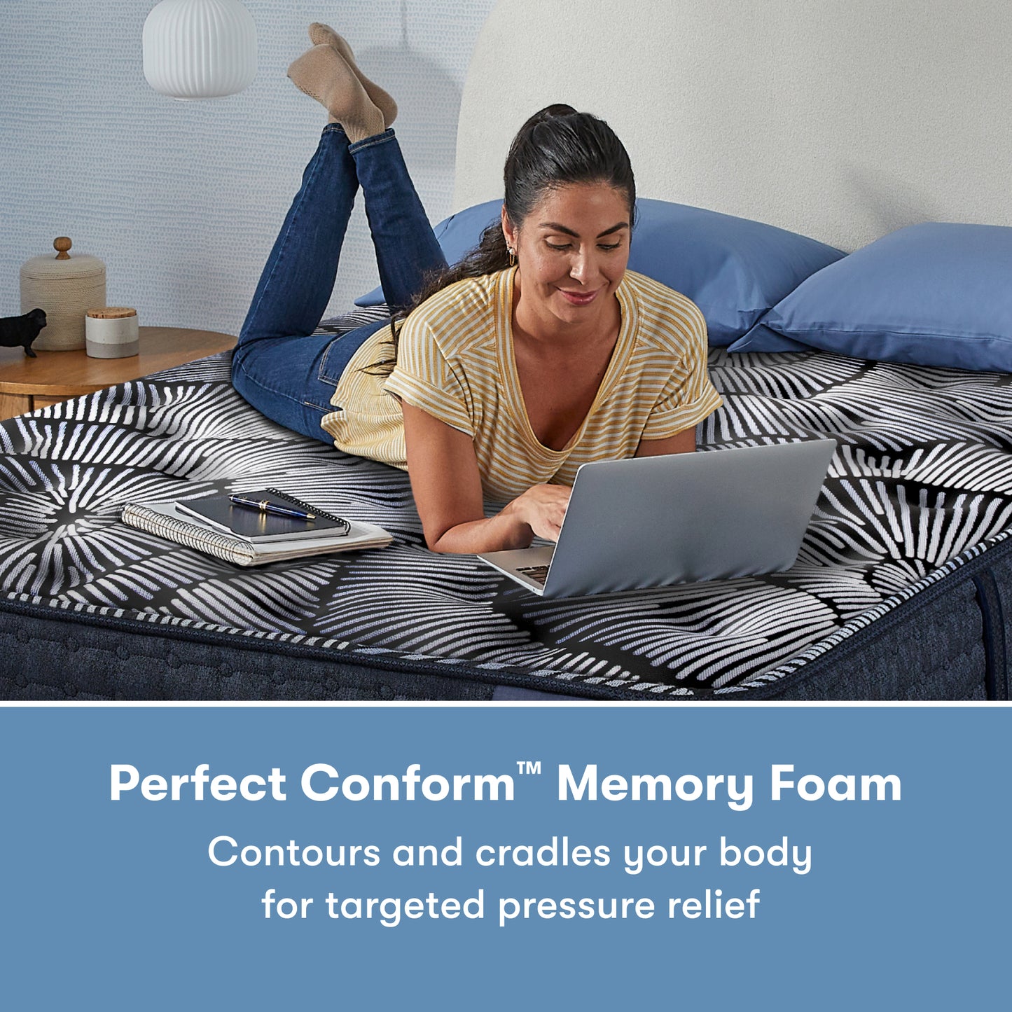 Serta Excelled Plush Perfect Sleeper X mattress construction and layer diagram