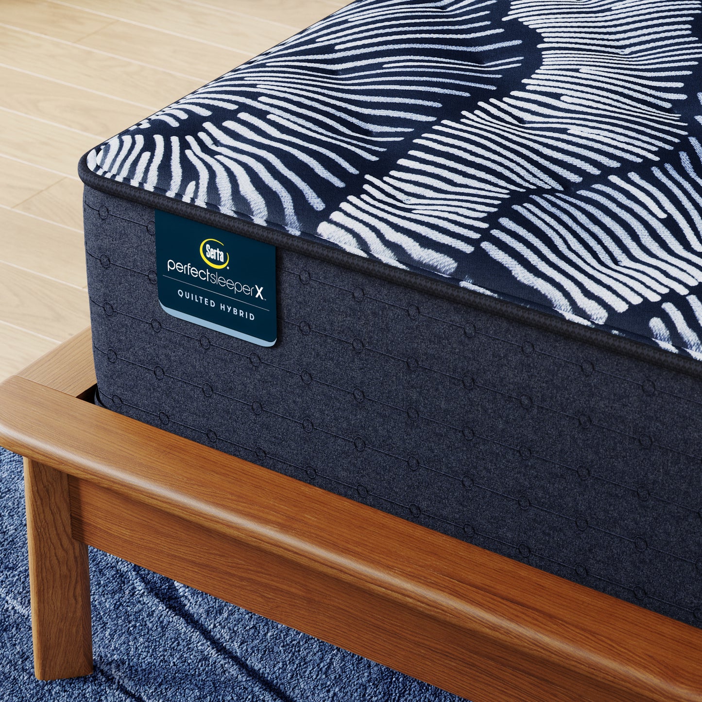 Serta Excelled Plush Perfect Sleeper X bedroom or top-panel mattress view