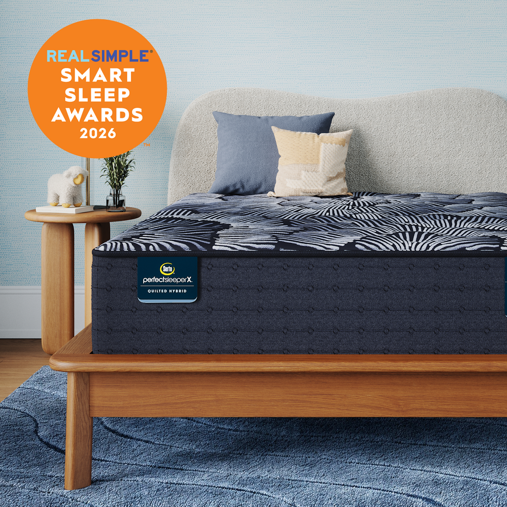 Serta Excelled Plush Perfect Sleeper X mattress construction and layer diagram