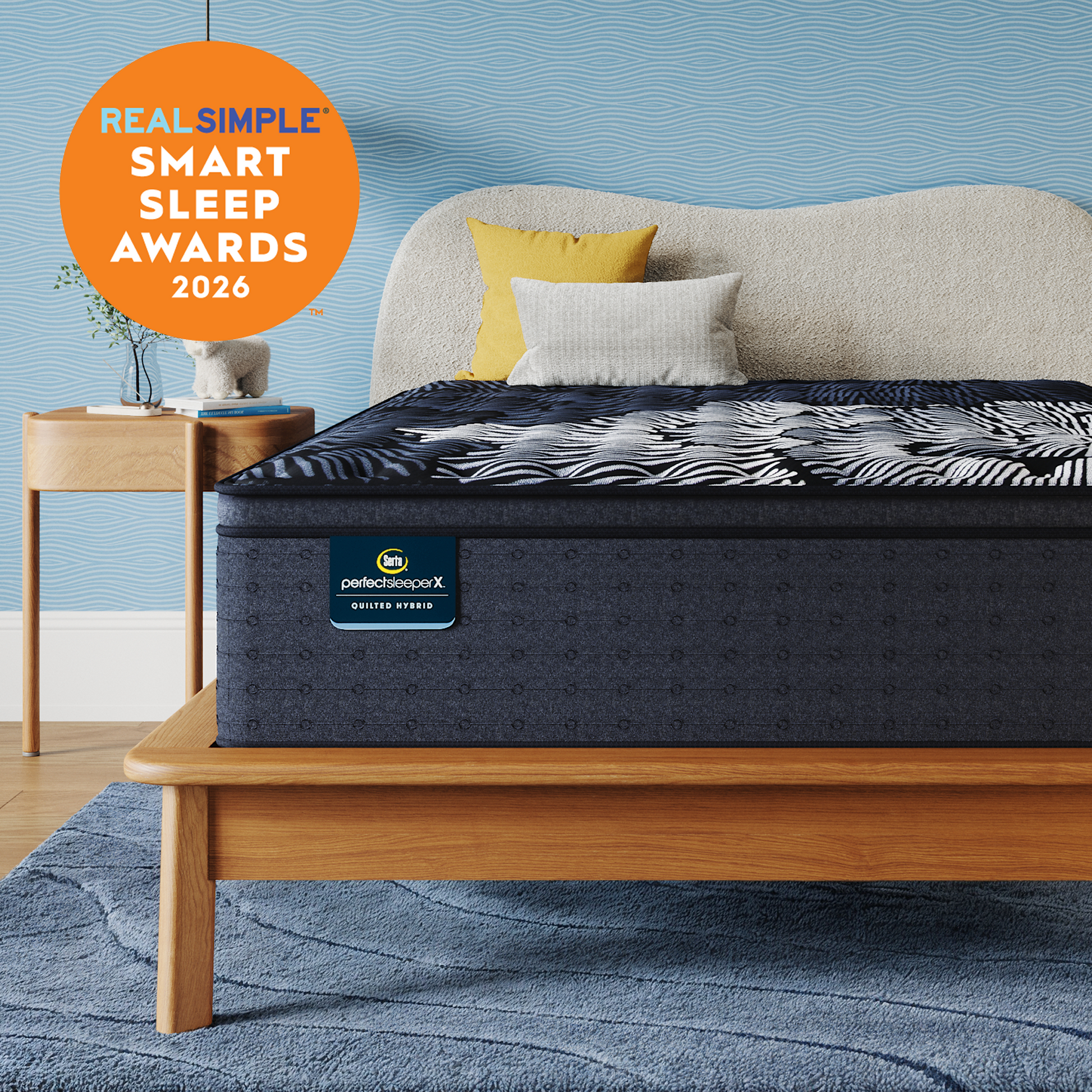 Serta Max Medium Perfect Sleeper X mattress construction and layer diagram