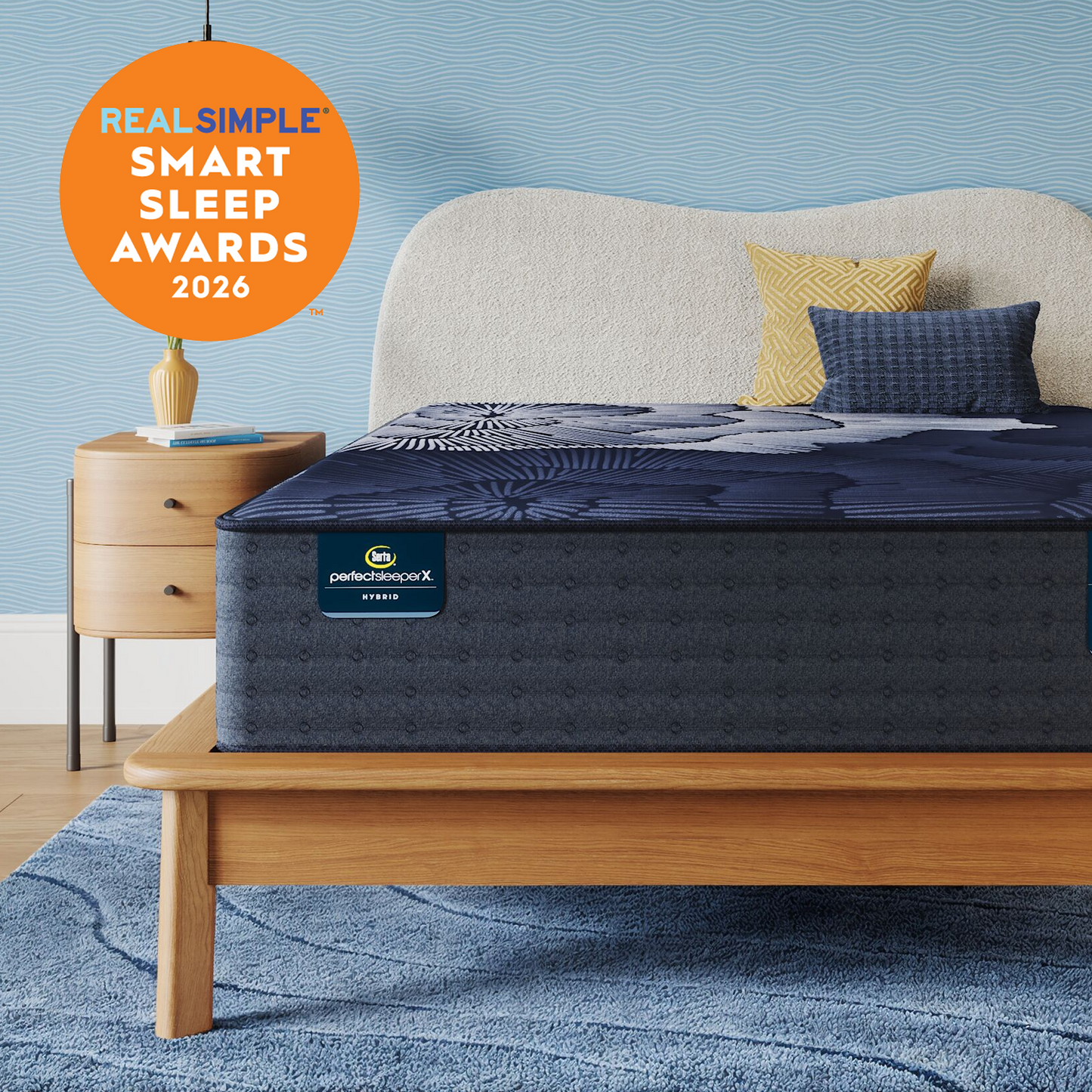 Serta Prescott Medium Firm Perfect Sleeper X mattress construction and layer diagram